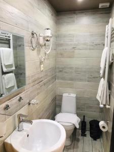 Koupelna v ubytování Batumi West Hotel