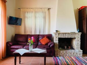 Posezení v ubytování Serenita Cottage