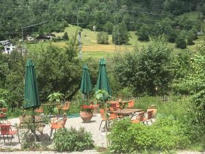 Zahrada ubytování Ustria Crusch Alva