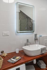 Koupelna v ubytování Apartman Sidonija