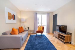 Posezení v ubytování Hudson Quarter Luxury Apartments