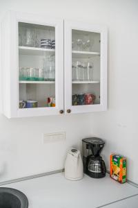 Kuchyň nebo kuchyňský kout v ubytování Apartman Sidonija