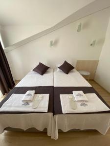 Postel nebo postele na pokoji v ubytování Nefis Hotel Ölüdeniz