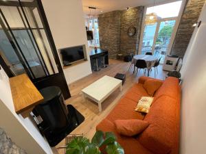 TV a/nebo společenská místnost v ubytování Kaneta Antoni Baita - Coeur de Ville ! Classé 4 étoiles