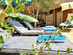 Zahrada ubytování Villa Spark with heated pool in Rogoznica Zecevo