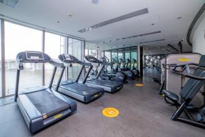 Fitness centrum a/nebo fitness zařízení v ubytování D1 Tower - 2BR Apartment - Allsopp&Allsopp