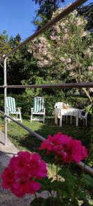 A garden outside Affittacamere Angela