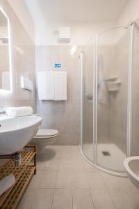 Koupelna v ubytování Hotel Al Sole Bardolino