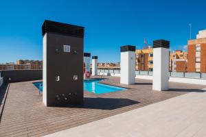 Basen w obiekcie Málaga estación centro playa lub w pobliżu