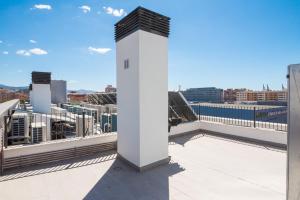 Balkon lub taras w obiekcie Málaga estación centro playa