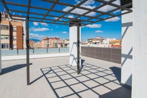 Balkon lub taras w obiekcie Málaga estación centro playa