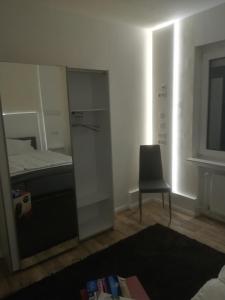 Postel nebo postele na pokoji v ubytování Ferienhaus Frank Saathoff