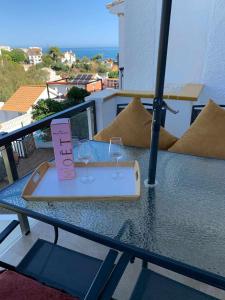 Balkón alebo terasa v ubytovaní Apartamento 2 en chalet con vista abierta al mar