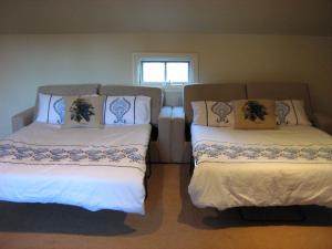 
A bed or beds in a room at Loft
