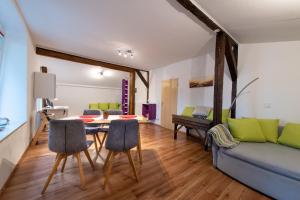 Posezení v ubytování Ferienwohnung Kruppa