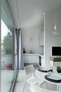 Dapur atau dapur kecil di seelandsuite Bodensee