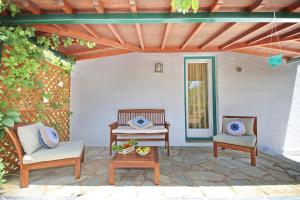 A patio or other outdoor area at Katerina