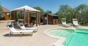 The swimming pool at or close to Domo Galante