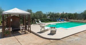 The swimming pool at or close to Domo Galante