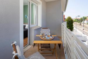Balkón alebo terasa v ubytovaní Appartamenti Villa Miramare