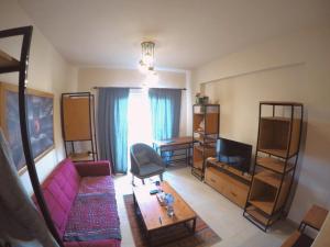 O zonă de relaxare la Studio in Byoum by Qaroun lake in Fayoum