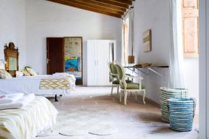 Postel nebo postele na pokoji v ubytování Villa Santanyí, Sueño de Verano