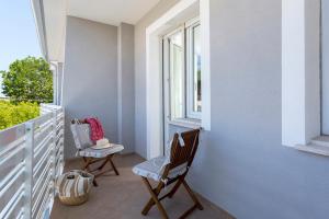 Balkón alebo terasa v ubytovaní Appartamenti Villa Miramare