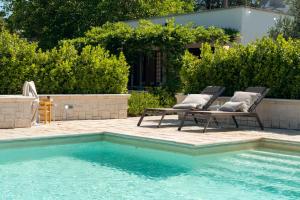 The swimming pool at or close to HelloApulia - Trulli Le Murge