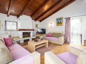 TV a/nebo společenská místnost v ubytování Villa Martimar with pool and hot tub in Istria