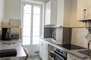 Una cocina o kitchenette en Mozart