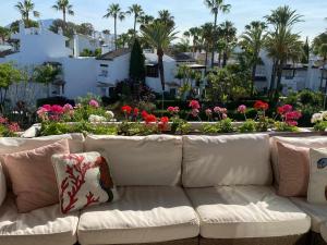 Zahrada ubytování Dúplex de lujo en la playa Estepona Costa del sol
