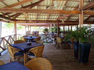 En restaurang eller annat matställe på Saracen Bay Resort