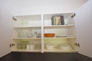 Küche/Küchenzeile in der Unterkunft Alpenblick - Modernes Apartment in Ruhelage