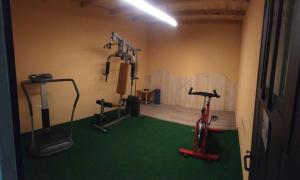 Fitness centrum a/nebo fitness zařízení v ubytování Appartamenti Bisoffi