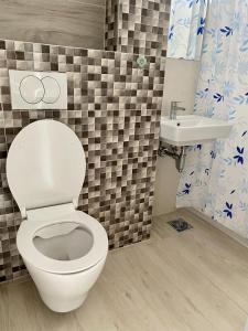 Koupelna v ubytování Guesthouse Civovic + 37 fotografií