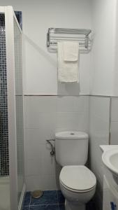 Kúpeľňa v ubytovaní O Lagar apartamento grande y luminoso. 8 personas.