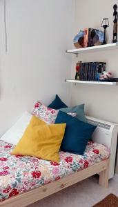 Posteľ alebo postele v izbe v ubytovaní O Lagar apartamento grande y luminoso. 8 personas.