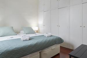 Posteľ alebo postele v izbe v ubytovaní Zinema - Basque Stay