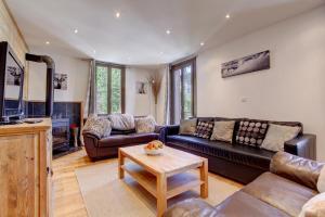 Ruang duduk di Bézière Apartment - Snow and Trek - Morzine