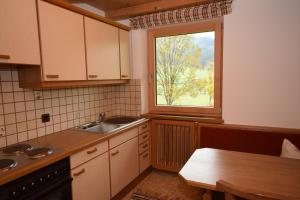 a small kitchen with a sink and a window at Apartment Brandstätter 1 & 2 by Apartment Managers in Brixen im Thale