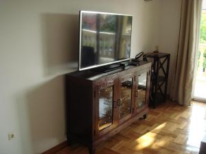 TV a/nebo společenská místnost v ubytování Apartment Ivan J Selce