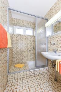 Koupelna v ubytování Ferienwohnung An Bord