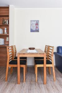 Posezení v ubytování Ferienwohnung An Bord
