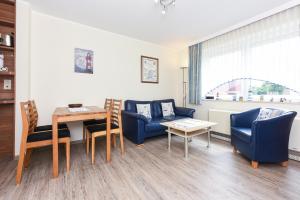 Posezení v ubytování Ferienwohnung An Bord