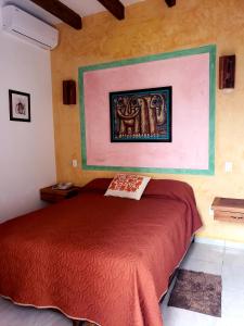 Llit o llits en una habitació de Los Arrayanes