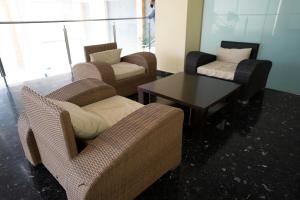 Posezení v ubytování Hotel Lluna