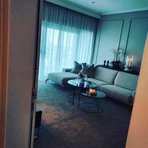 Χώρος καθιστικού στο Shearwater Hotel & Spa