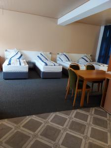Postel nebo postele na pokoji v ubytování Hotel -Pension-Weller