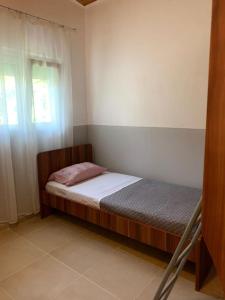 Posteľ alebo postele v izbe v ubytovaní Ferienhaus "Arizones", Nea Kallikratia, Chalkidiki