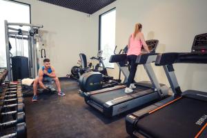 The fitness center and/or fitness facilities at Bel Air Tremblant Glamping Resort & Residences